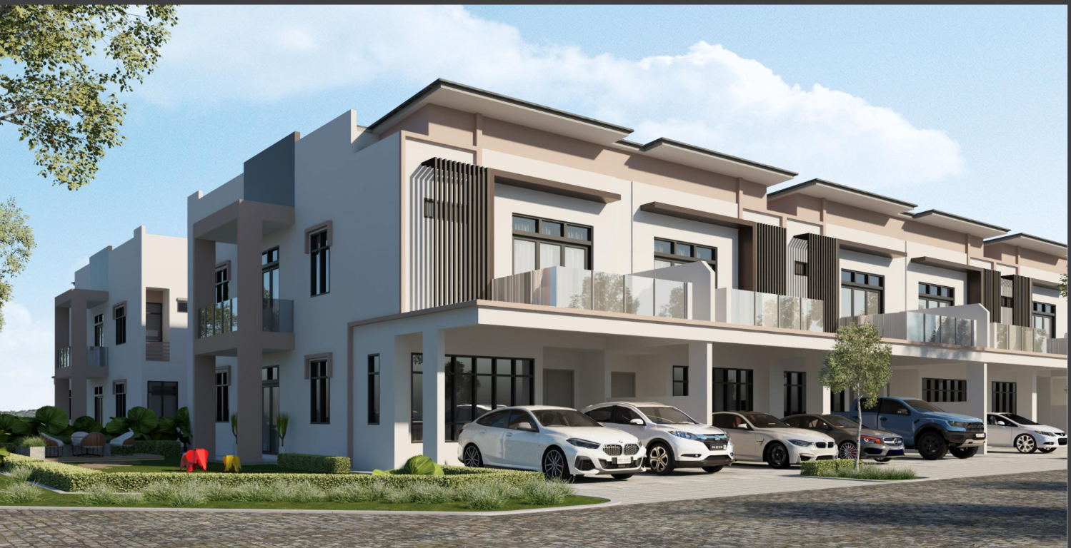 Azalea Heights — freehold double-storey terrace house in Horizon Hills, Iskandar Puteri